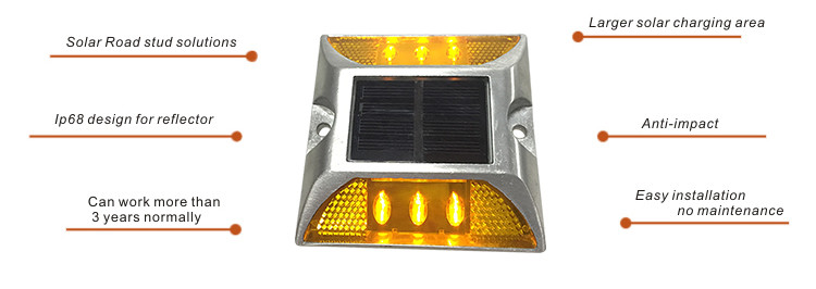 Aluminum Solar Road Stud NK-RS-D1