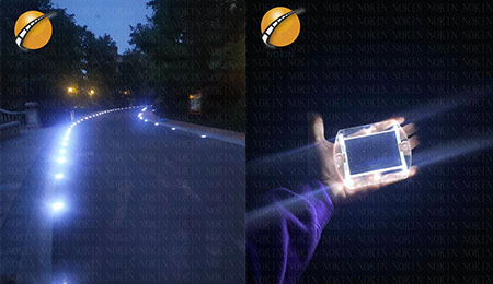 Cat eye road stud markers