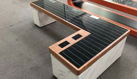 smart solar bench