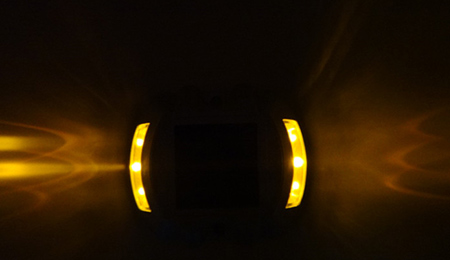 solar road stud markers