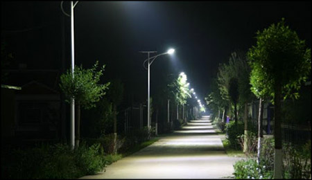 Solar street light