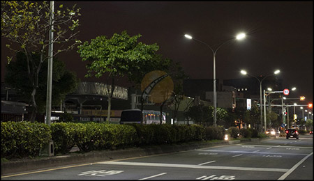 Solar street light