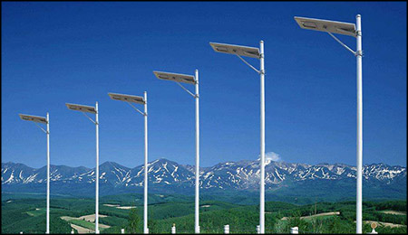 Solar street light
