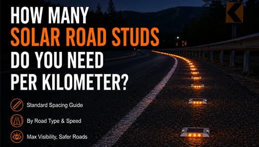 how-many-solar-road-studs-do-you-need-per-kilometer