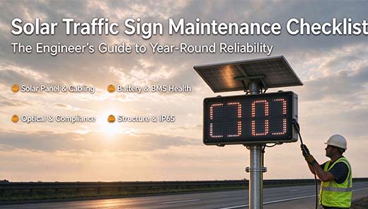 solar-traffic-sign-maintenance-checklist
