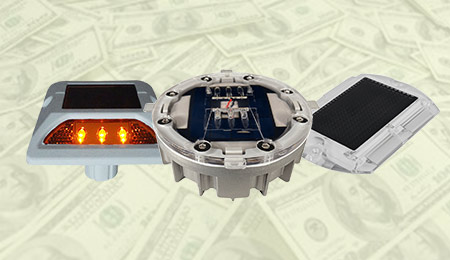 cost of solar road studs 