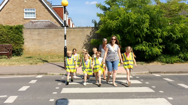 Guide traffic safety