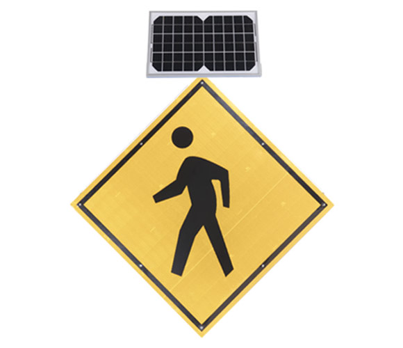 Solar Powered Pedestrian Crossing