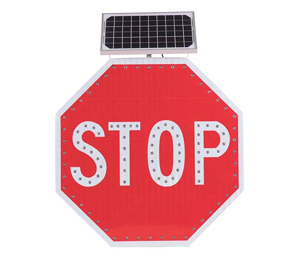 Solar powered led stop signs_1