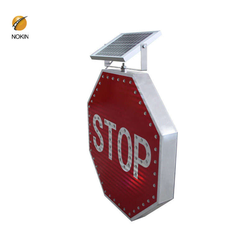 Customized flashing led stop sign R1-1