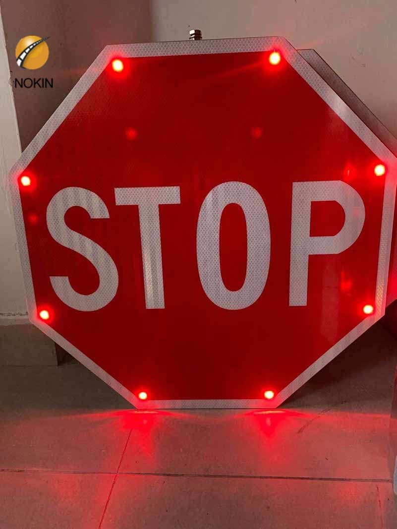 Customized led stop sign for sale