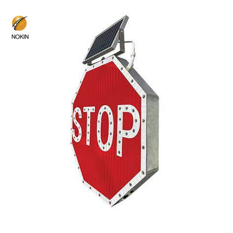 Customized solar stop sign R1-1