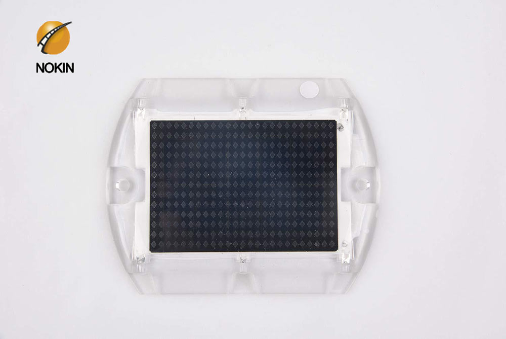 white PC solar road stud supplier