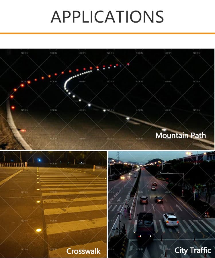 solar road stud on highways