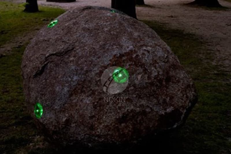 warning stud for walkway safety led