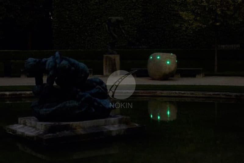 warning stud for walkway safety led