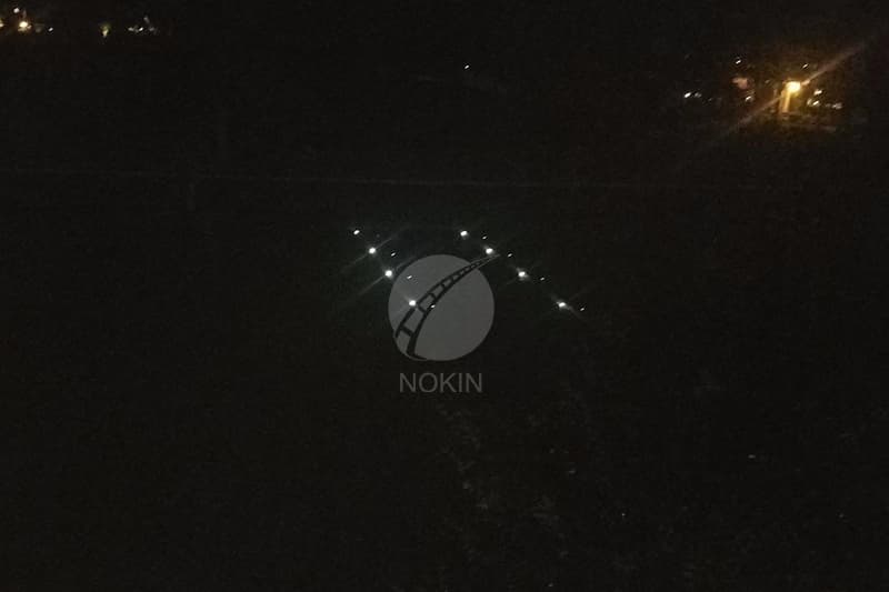 solar powered road marker for farm ultra thin