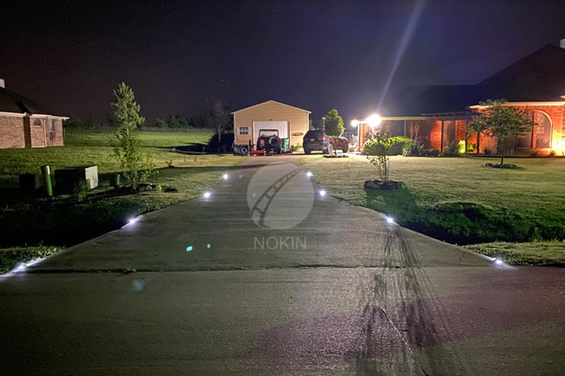 solar powered road marker for farm ultra thin