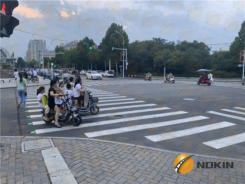 SMART pedestrian crossing and solar road stud lights