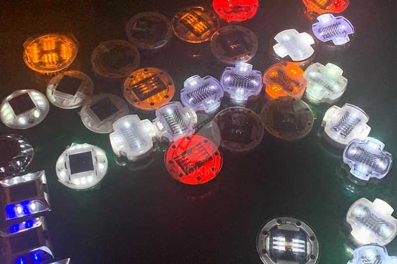 solar powered road marker for Pedestrian safety