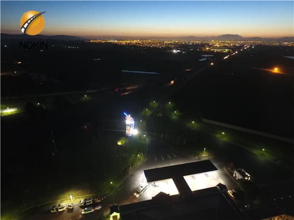 Led solar road stud light tunnel glass