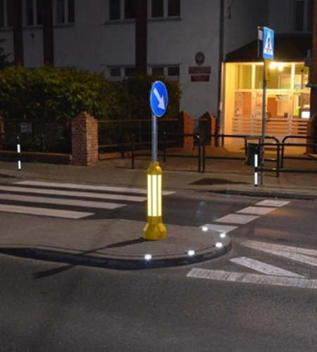 Solar Cat Eye Road Stud Application Area