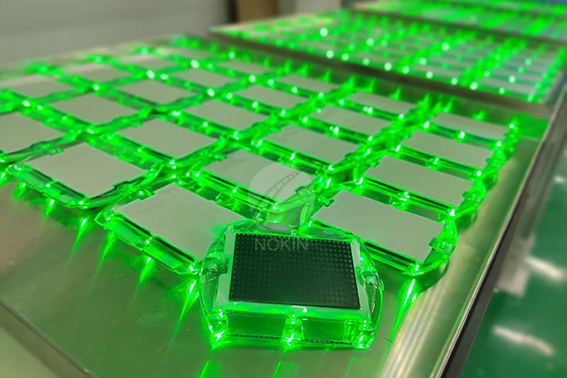 solar pavement marker bike path national standard cast aluminum reflective