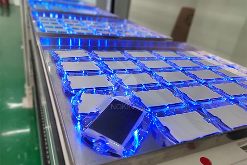 solar pavement marker bike path national standard cast aluminum reflective