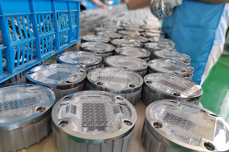 solar road stud reflector pathway ABS reflective