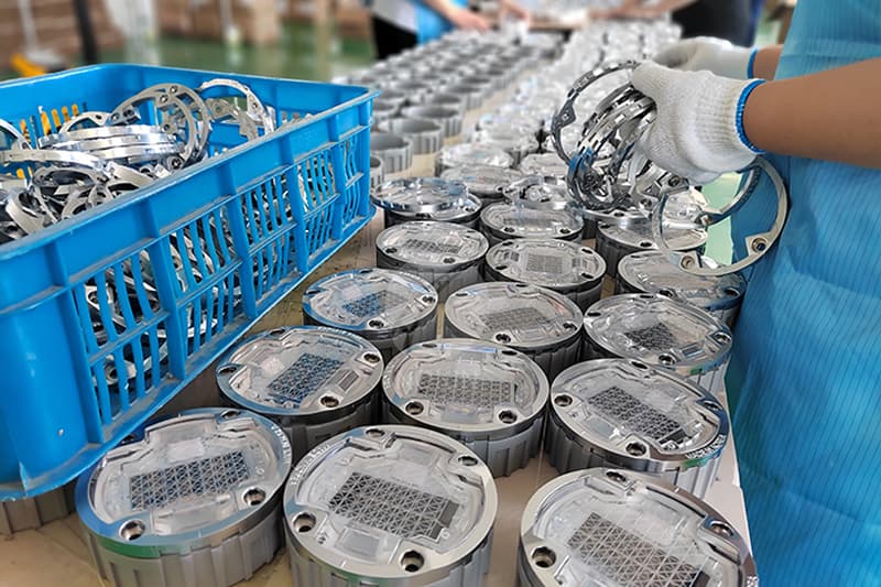 solar road stud reflector pathway ABS reflective