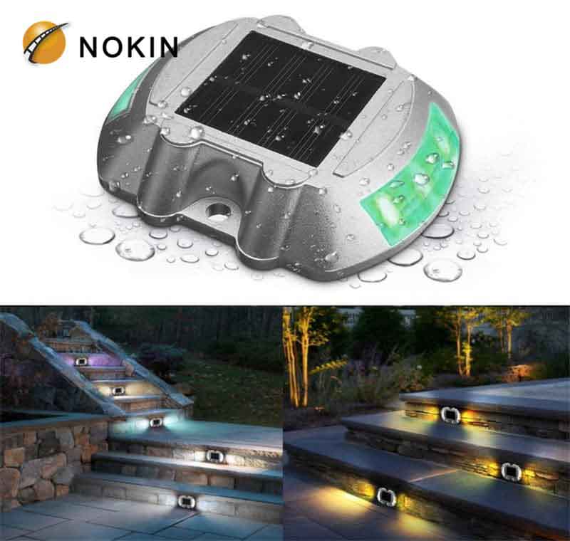solar road stud pathway abs plastic gps