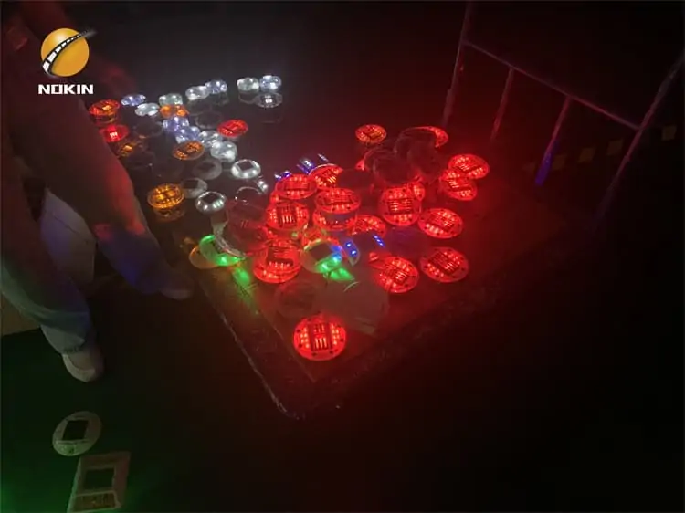 Various solar road studs for road safety