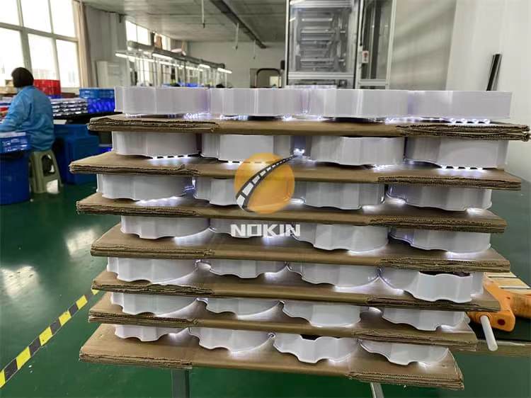 NOKIN Flush aluminum solar road stud for road