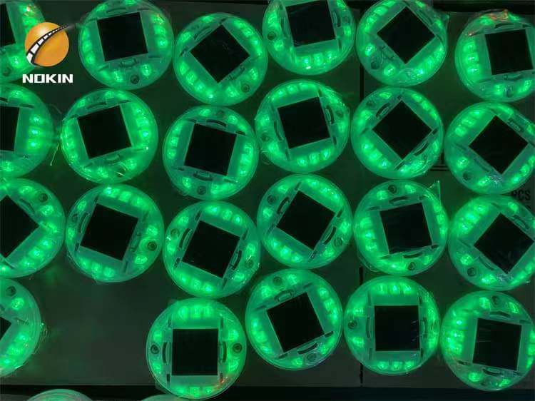 Round Plastic Flashing LED Solar Road Stud Lights