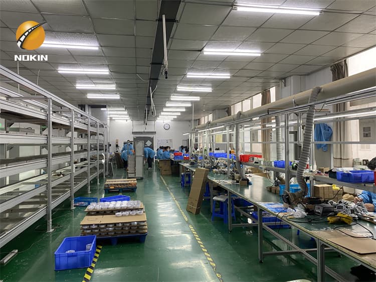 Manufacturing factory of NOKIN solar road stud lights