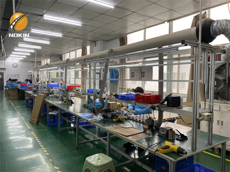 Manufacturing factory of NOKIN solar road stud lights