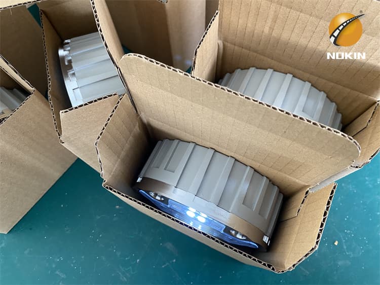 Embedded solar road markers Installation USA