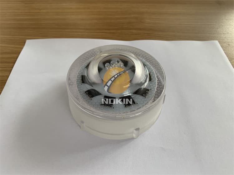 Glass Solar Cat Eyes Yellow Road Spike